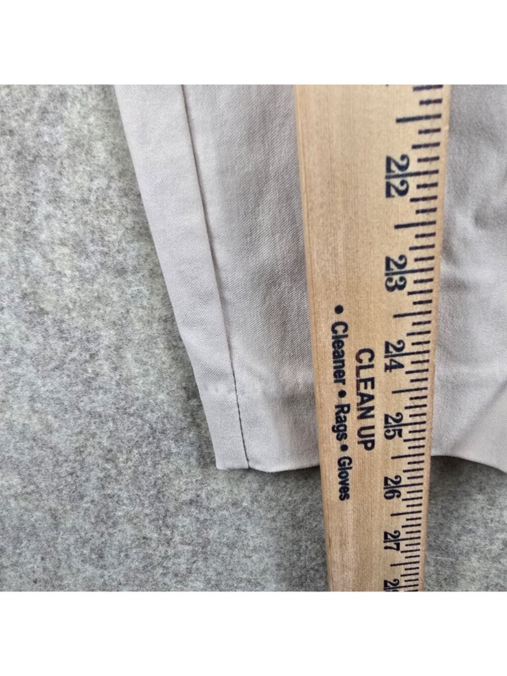 Premise Womens Straight Leg Pants Beige Medium Stretch Casual Mid-Rise - Picture 9 of 9